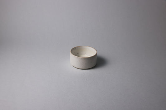 Small stoneware bowl with matte finish, beige