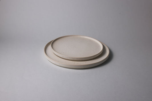 Two Plate Set – Minimal Stoneware Tableware | the ōndo